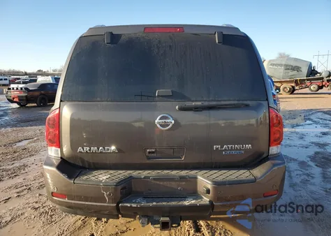 2015 Nissan Armada Platinum z USA, uszkodzony, nr VIN 5N1BA0NF6FN613623